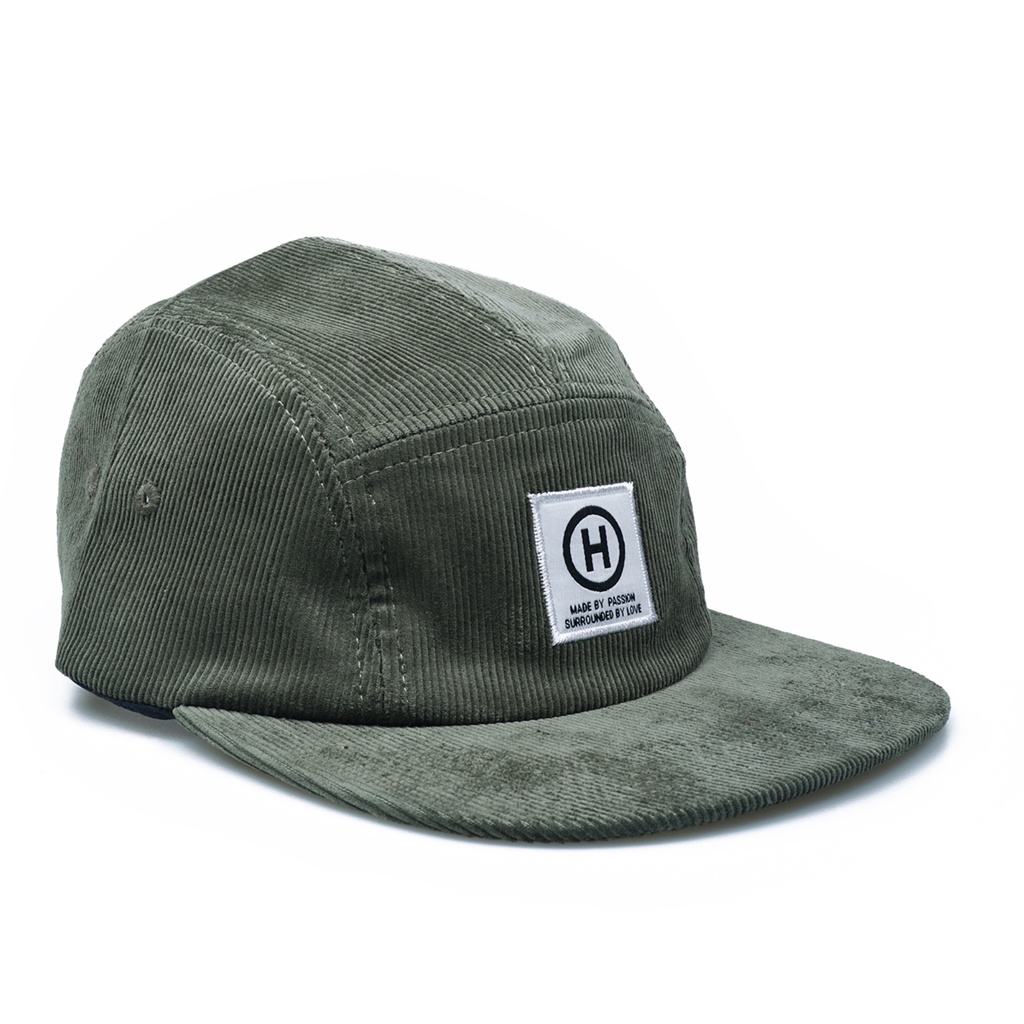 Hornycupcakes - Basic Corduroy Green - Cap 5 Panel