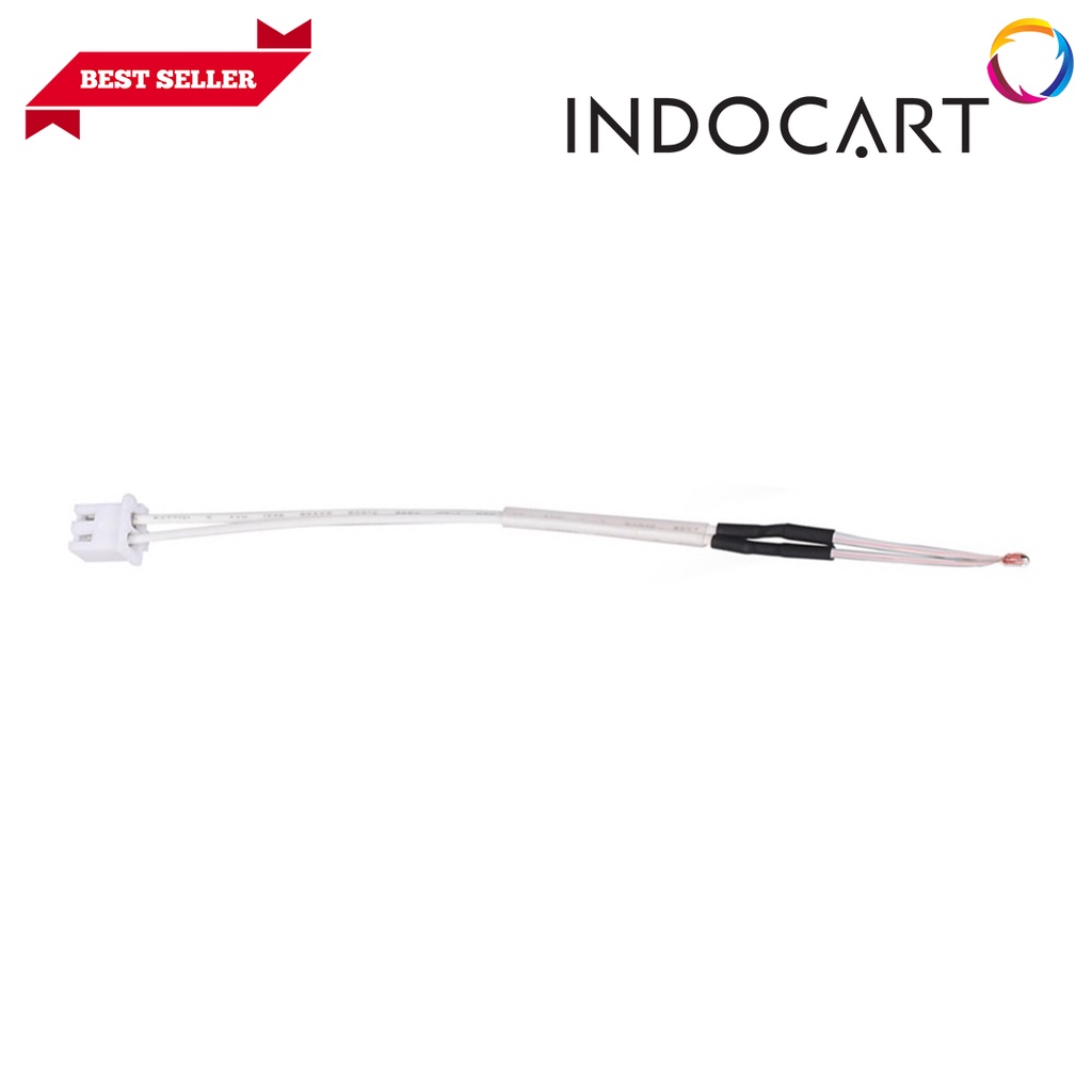 INDOCART NTC Thermistor 3D Printer 100K 1% B3950 80mm cable XH 2.54 2P