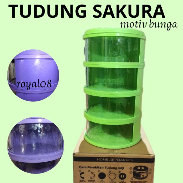 Termurah  Tudung Saji 4 Susun Warna Tingkat ( COD )