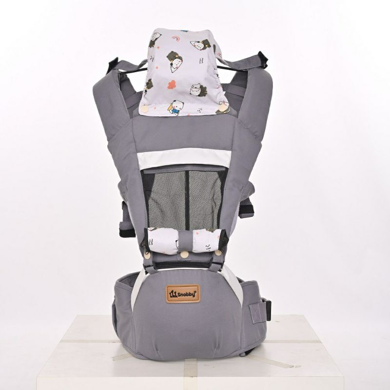 Snobby Gendongan bayi hipseat 6 posisi +saku sirkulasi bearly series