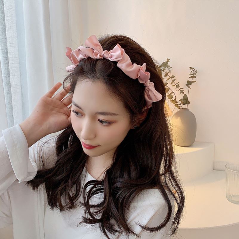 KOREAN RIBBON HEADBAND BANDO KAIN SIMPUL KOREA PITA BANDANA RAMBUT KOREAN WANITA AKSESORIS HAIRBAND HEADBAND ACCESSORIES KAIN PITA SIMPUL