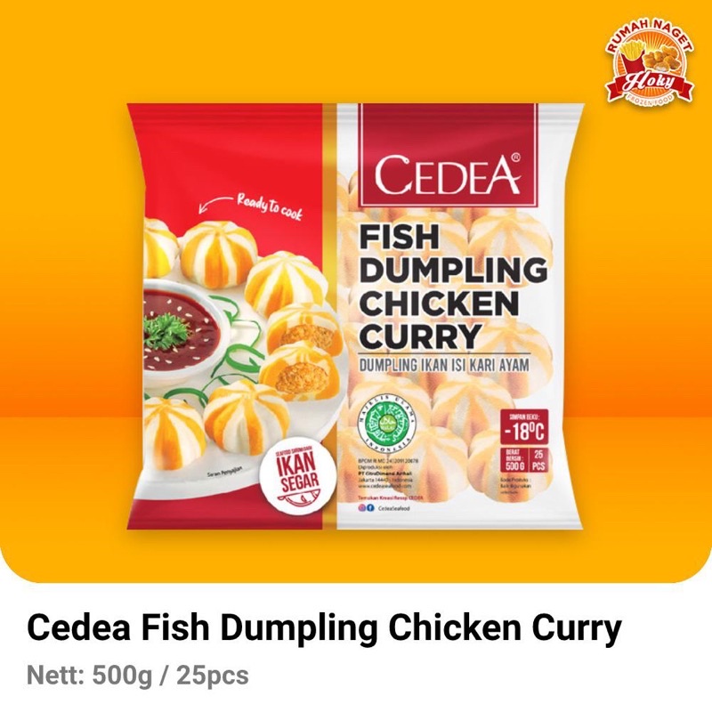 

Cedea Fish Dumpling Chicken Curry 500 gr