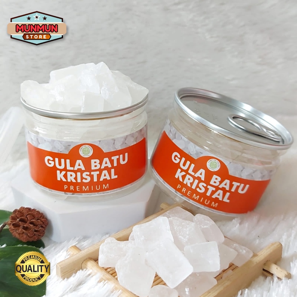 

Pet Can Gula Batu Kristal Crsytal Rock Sugar Kualitas Premium