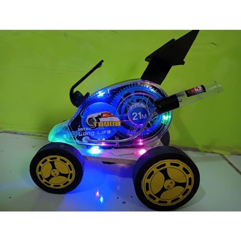 tipe x trondol full modifikasi lampu dinamo dan remot control