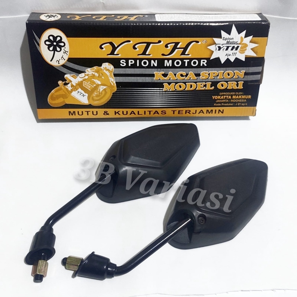 Kaca Spion Motor Honda Vario 125 Vario 150 Cbs Beat Fi Tangkai Panjang 17Cm Model Standar Motor