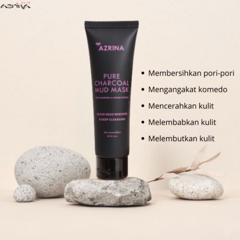 Azrina Pure Charcoal Clay Mask 50ml