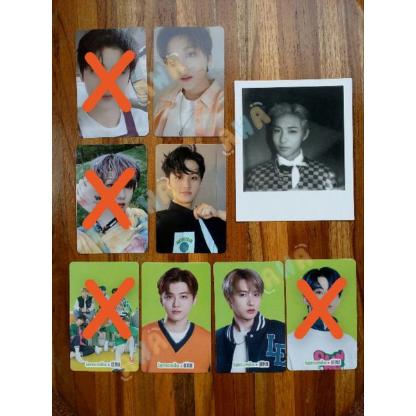 Photocard Polaroid NCT DREAM Haechan Mark Renjun Boring Hot Sauce
