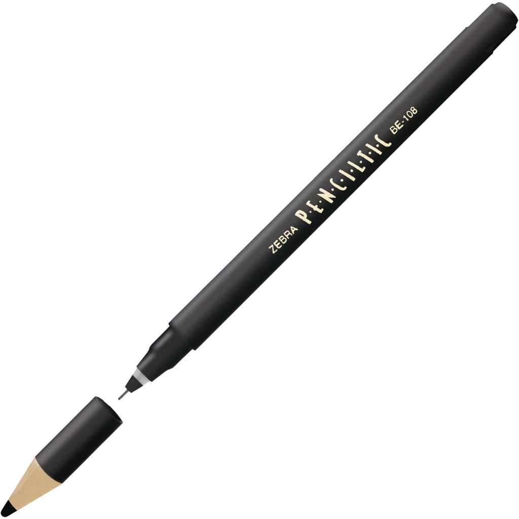 Pulpen Zebra Penciltic Fineliner 0.4 Black