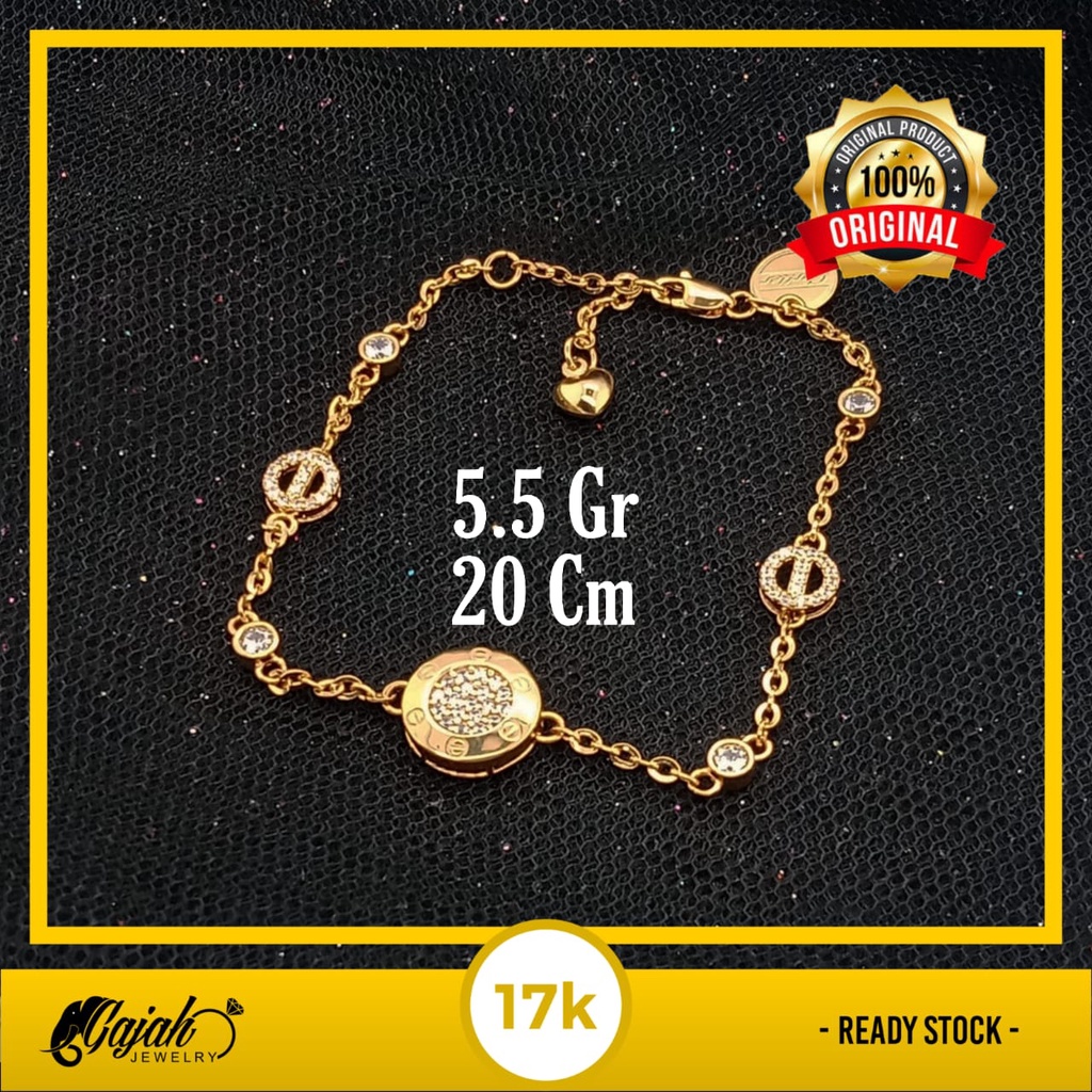 Gelang Emas 17K - 5.5 Gr Kadar 750 - 4540