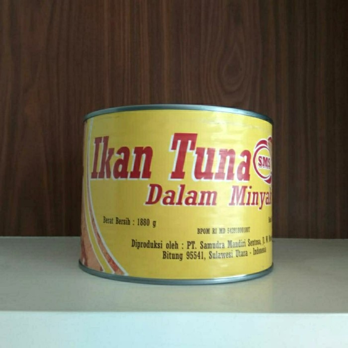 

TERMURAH!! IKAN TUNA IN OIL SMS 1.7KG