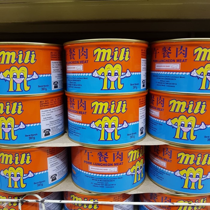 

MILI LUNCHEON MEAT PORK 397GR