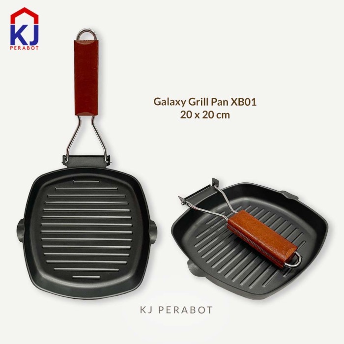 grill pan  GRILL PAN MASPION YASUKI - Galaxy XB01(W9H7) pemanggang listrik pemanggang sate grill pan