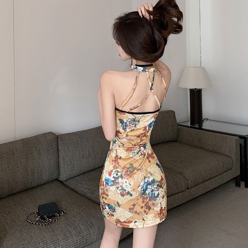 DR017 Dress Mini BodyCon Dress Sexy Dress Lengan SLEEVES Korean Style Elegan Dress SILK MATERIAL COMFORTABLE ELEGANT INNER DRESS