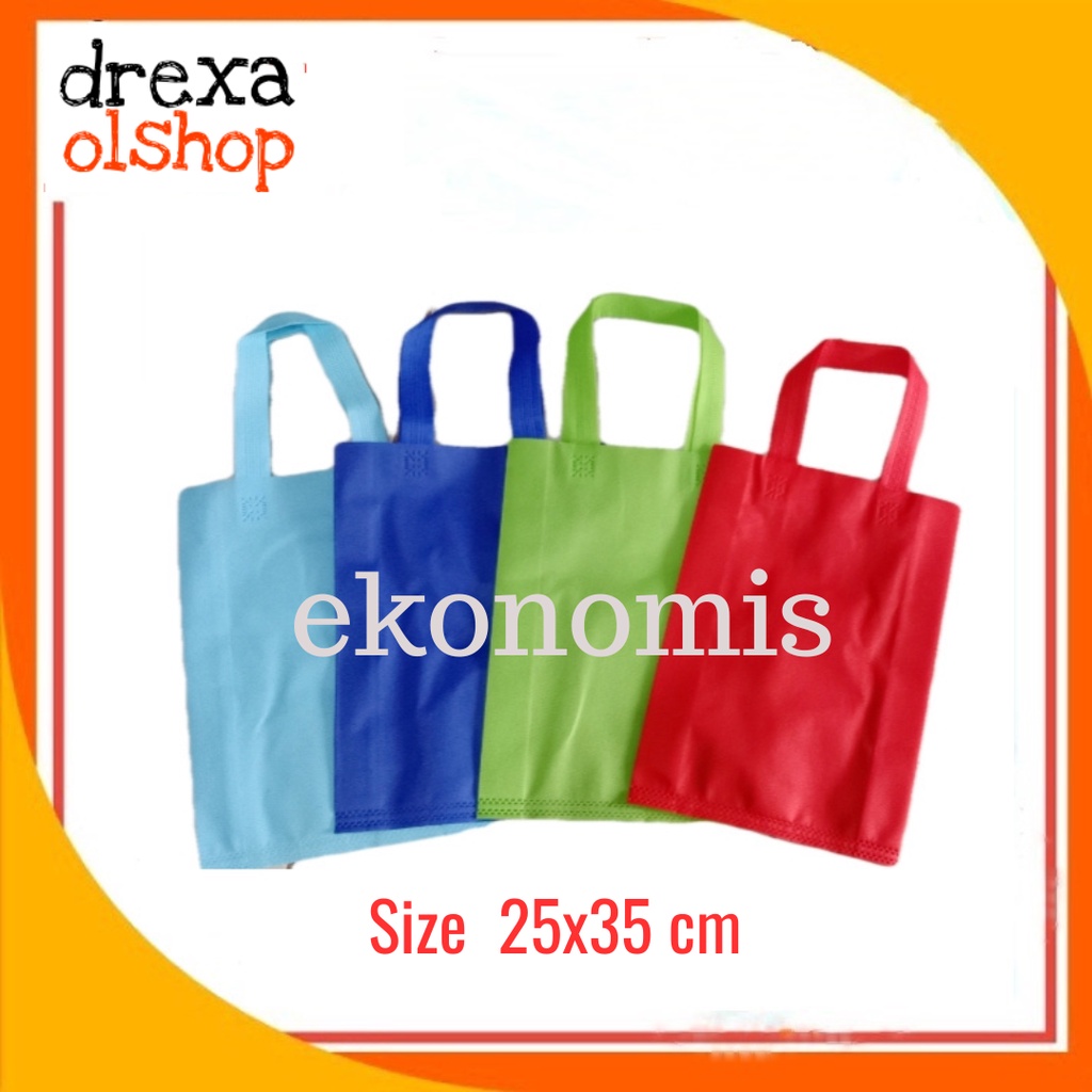 

[Ekonomis] TAS BINGKISAN/ TAS SPUNDBOND 25x35 CM/ TAS GOODIE BAG 25x35 CM