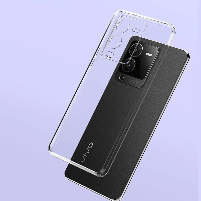 Clear Case Vivo V29 V27 V27e V25 V25e V23 V23e V21 V21e Pro 4g 5g Plus + Protector Camera Kamera Soft Tpu Casing Transparant