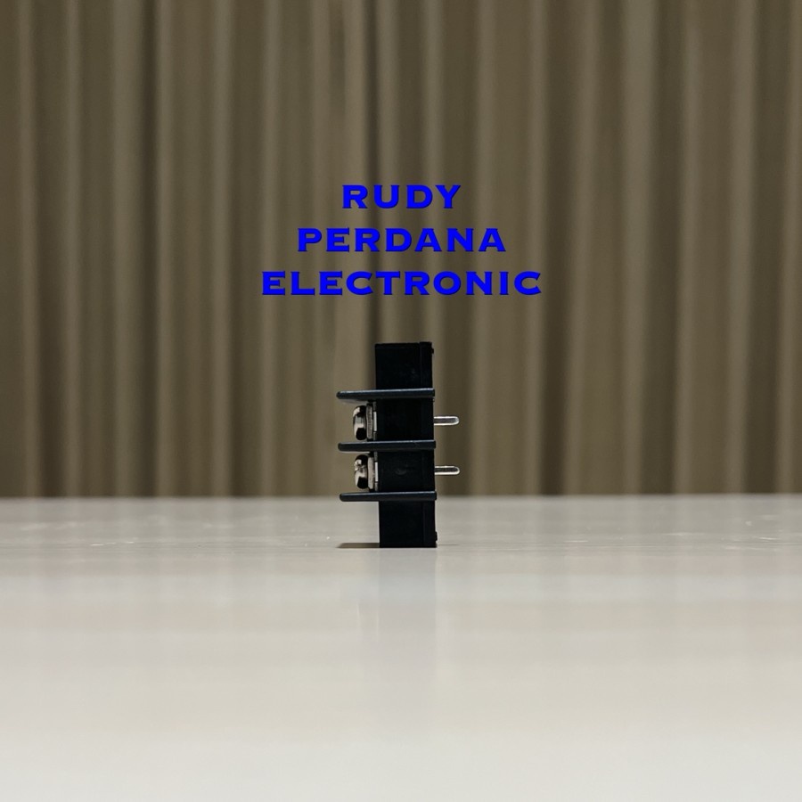TERMINAL BLOCK HITAM KF45 9.5MM 2P 2 PIN KAKI
