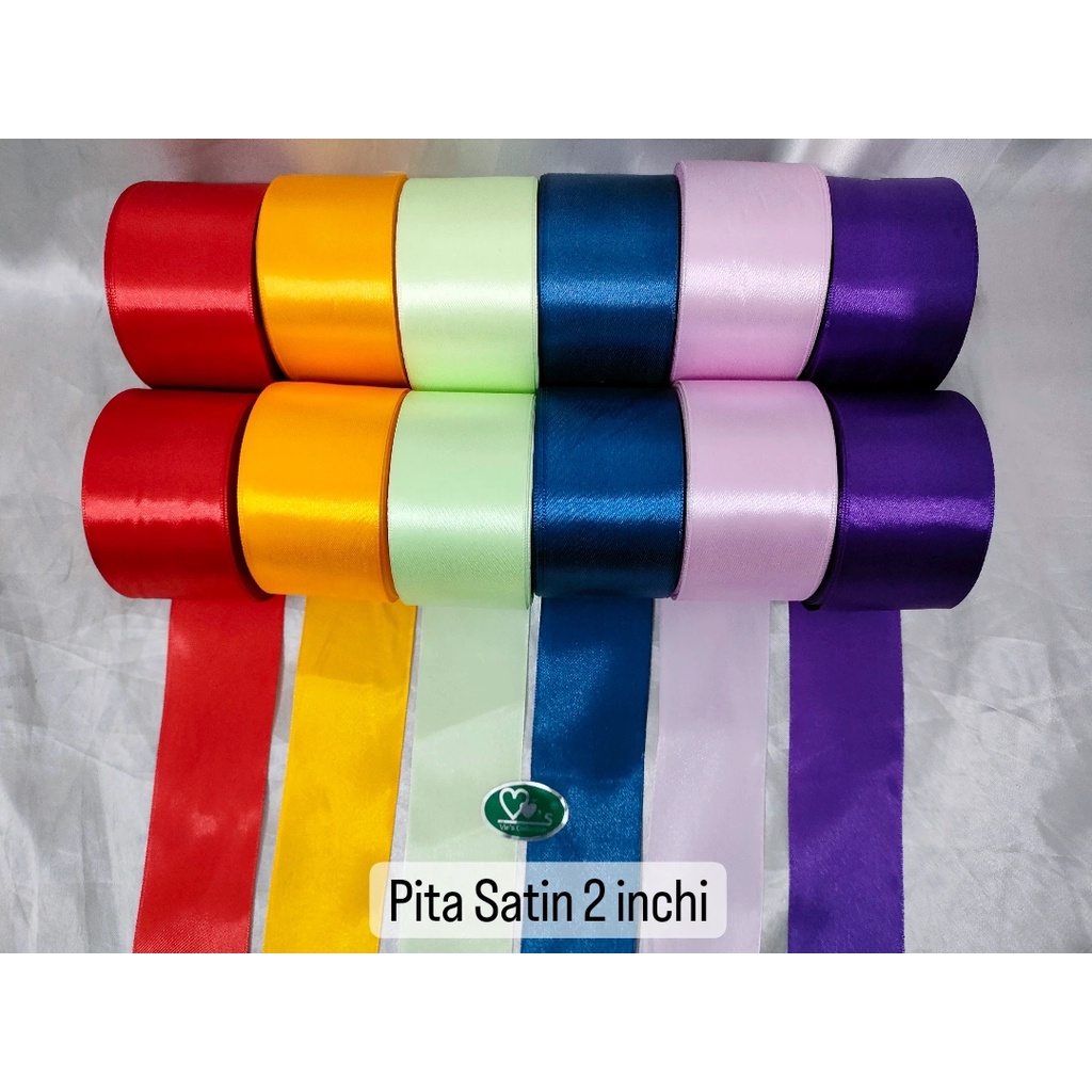 

Pita Satin 2 Inchi Kado Hiasan Souvenir Hampers Pita Potong Vies Collection Pita Kado