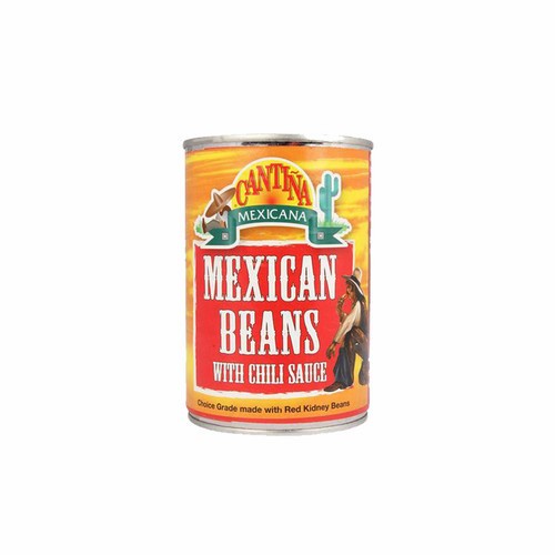 

CANTINA MEXICAN BEANS WITH CHILLI SAUCE 400GR