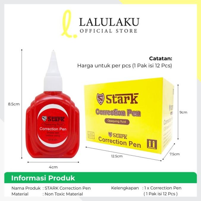 

TERBARU TIPEX STARK BOTOL MERAH CORRECTION PEN TIP EX !!!!!