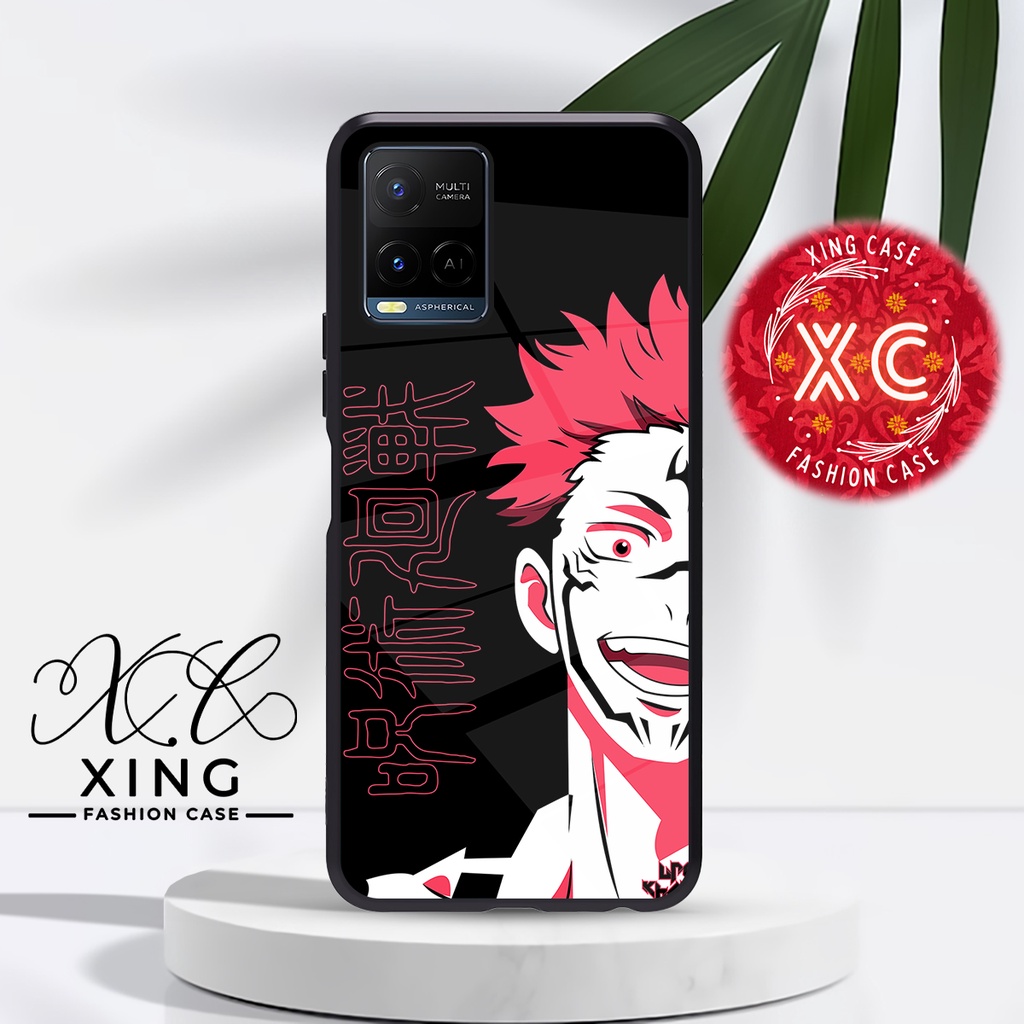 |AN21| XING CASE HP VIVO Y21 Y21A Y21E Y21S Y21T Y32 Y33T Y33S GLOSSY KILAU EFEK KACA | REQUEST CASE