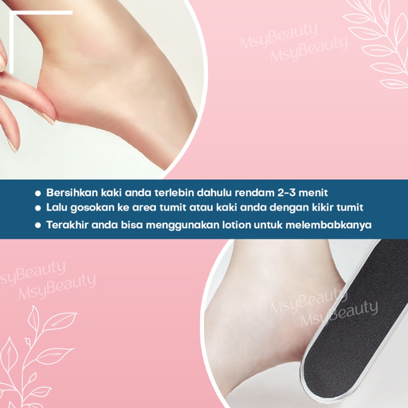 MSY ALAT SIKAT KAKI PEMBERSIH TUMIT/ALAT KIKIR PEDICURE MANICURE MENGHILANGKAN KAPALAN DI KAKI/KULIT PECAH PECAH