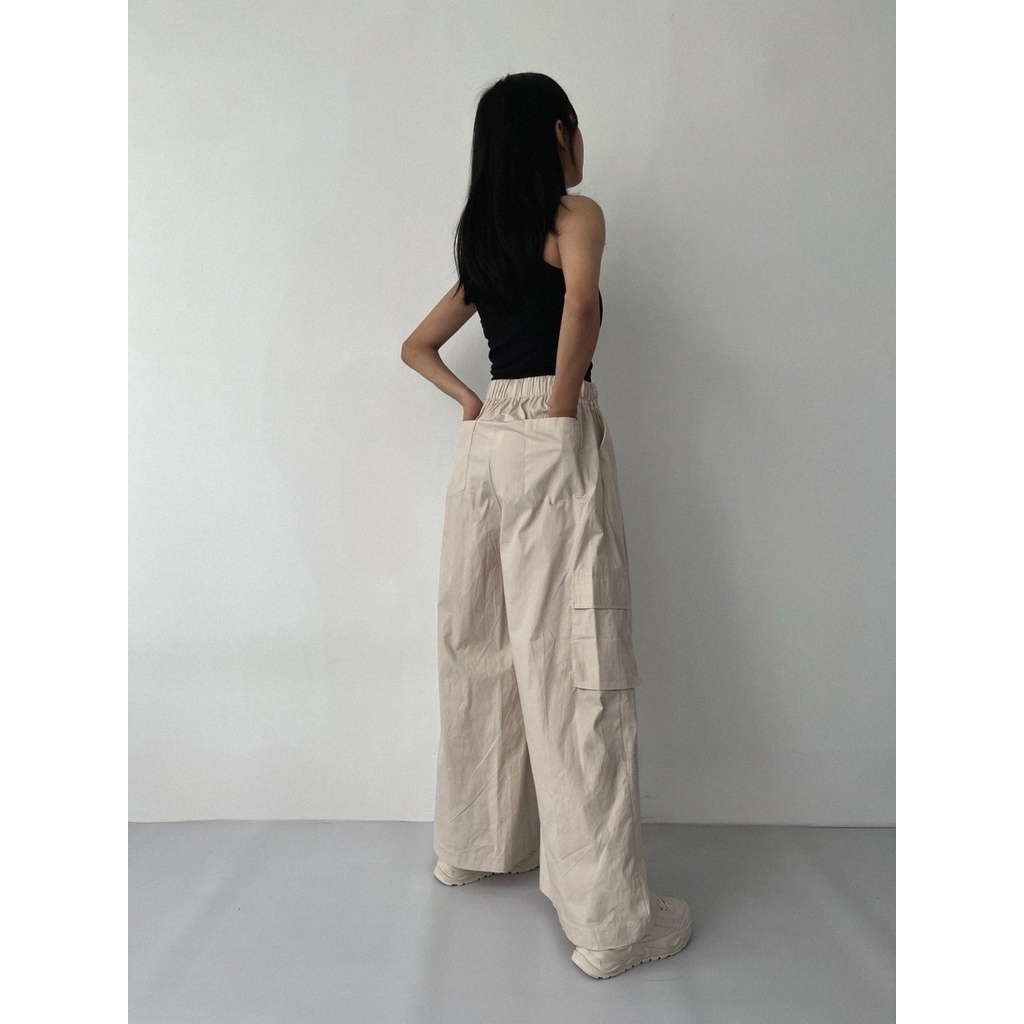 RX FASHION - JAREL PANTS KATUN TWISTCONE / CARGO PANT / CELANA KULOT WANITA - NN
