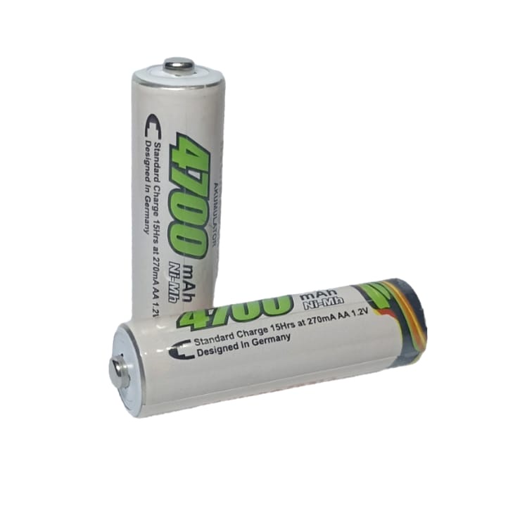 Baterai Cas/ Baterai Isi Ulang  AA/A2 Ni-MH 1.2volt - 4700mAh isi 2pcs