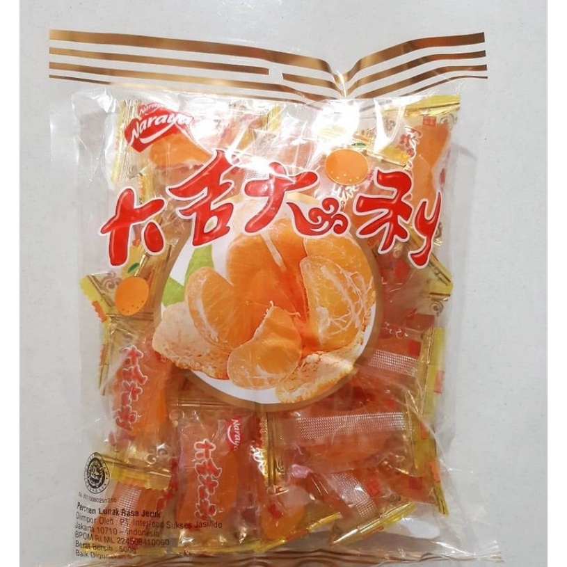 

FLA⚡ ⚡ALE Naraya Jelly Jeruk Mandarin Orange 500gr / Naraya Jelly Jeruk Mandarin