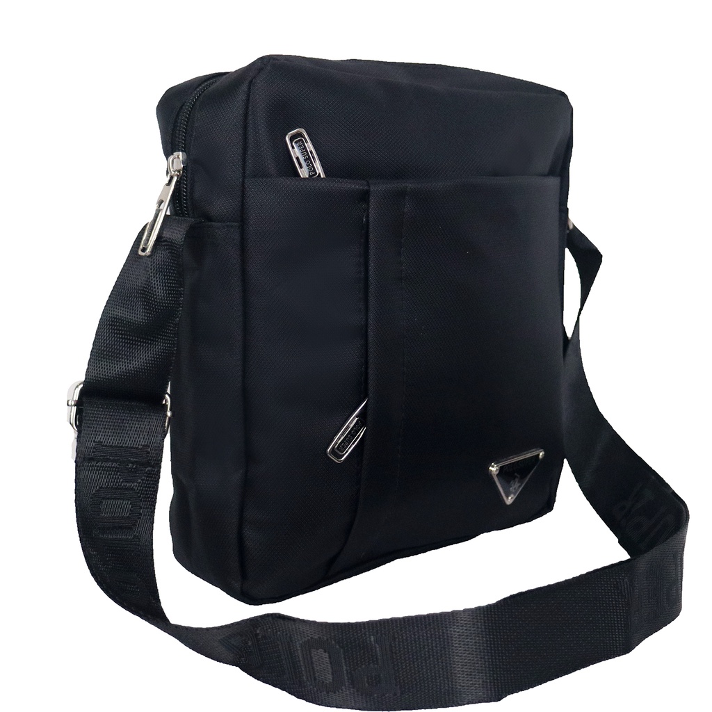 Polo Super Tas Selempang Import USB Portable Tas Slempang Polo Original Sling bag Trendy Waterproof