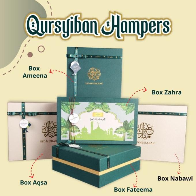 

Exclusive Hampers Parcel Lebaran Isi Kurma Cokelat - Qursyiban