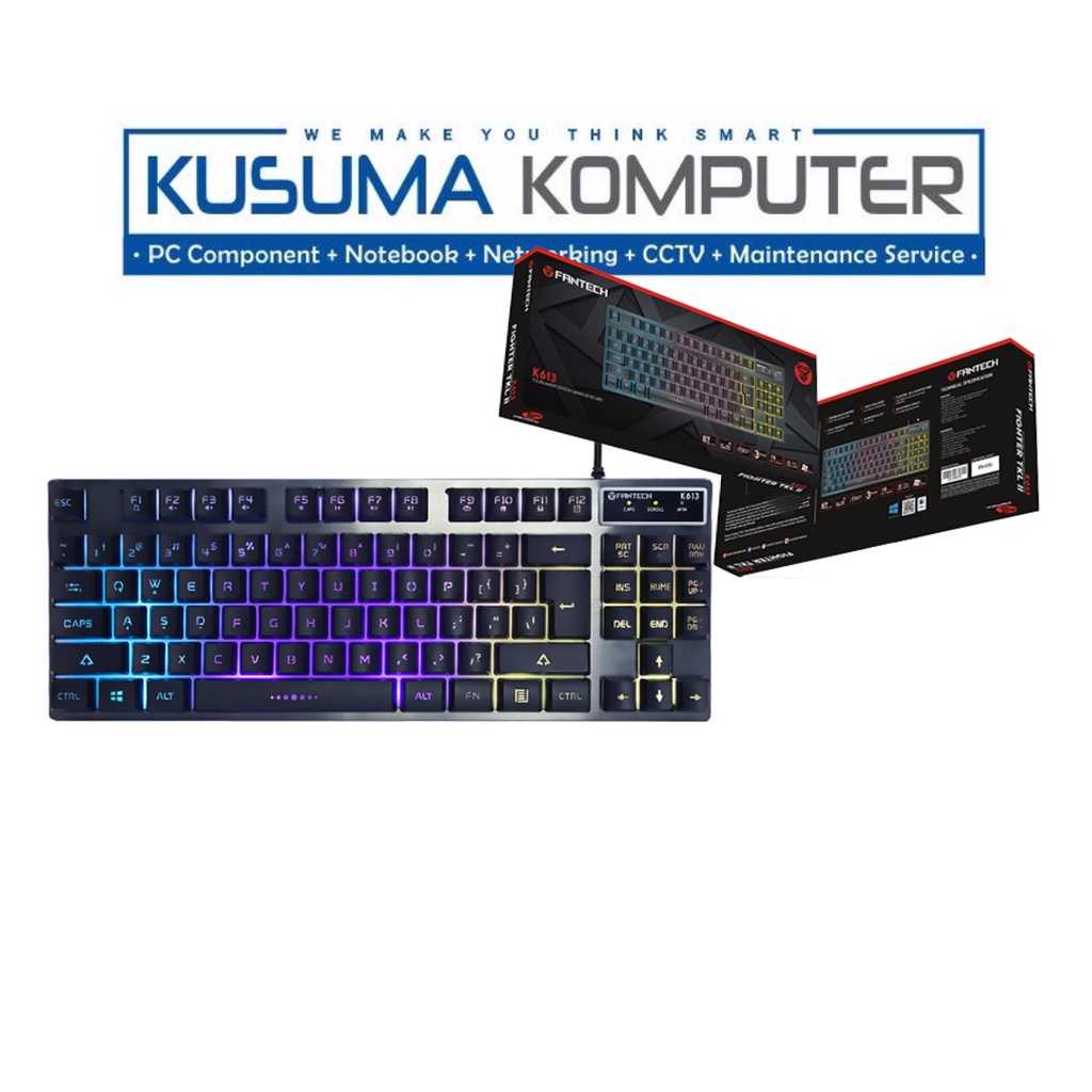 Fantech Keyboard Gaming K613 FIGHTER TKL II