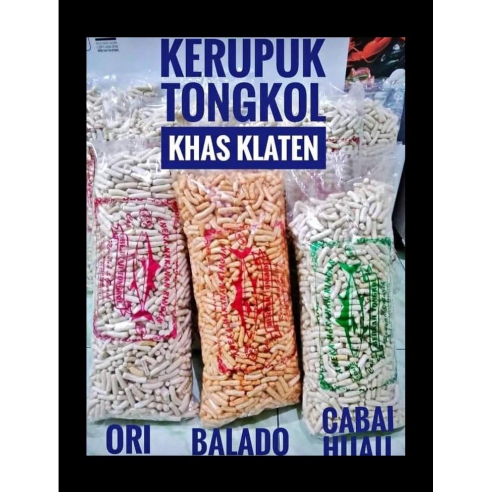 

KERUPUK TONGKOL KHAS KLATEN KEMASAN 1KG