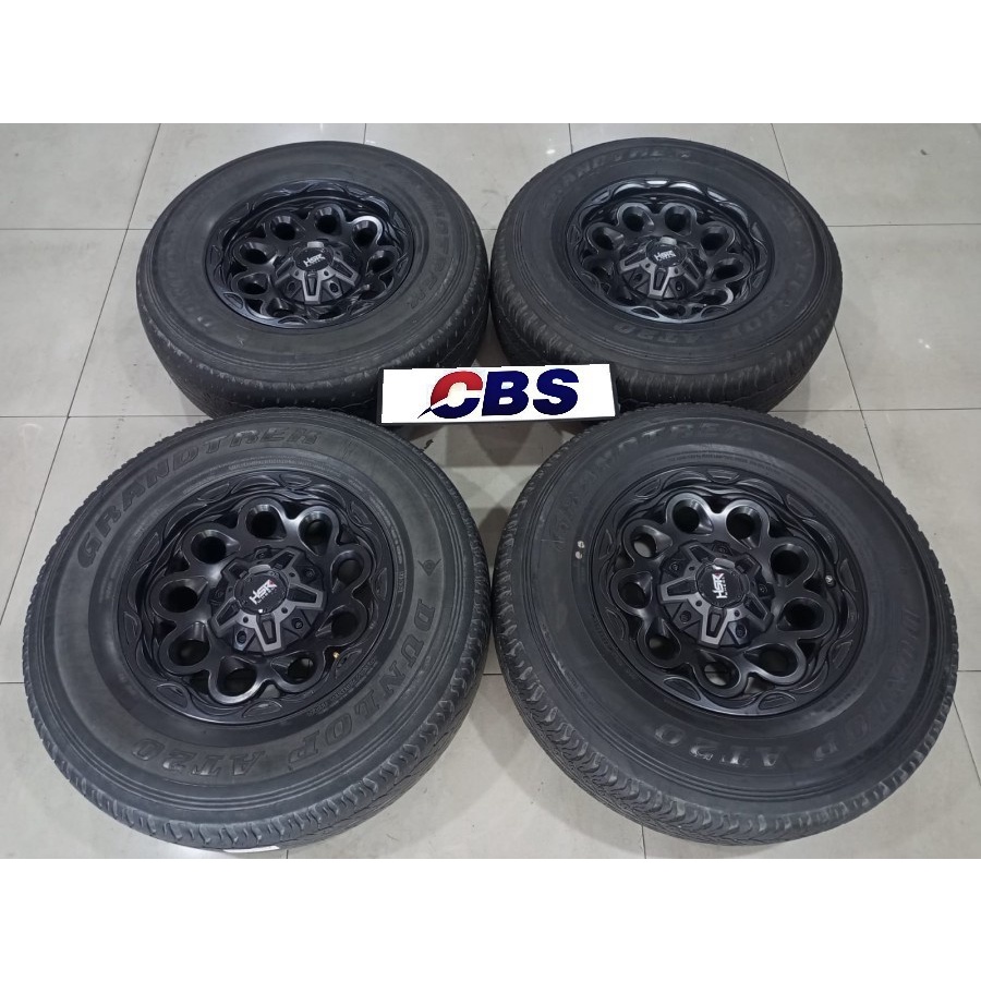 Velg Mobil Bekas Ring 16 Lubang 6 BAJO HSR R16X8 6X139,7 BAN 265 70 R16