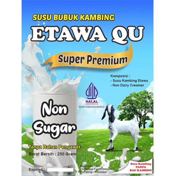 Susu Kambing SARITAWA Super Premium 500g Non Sugar