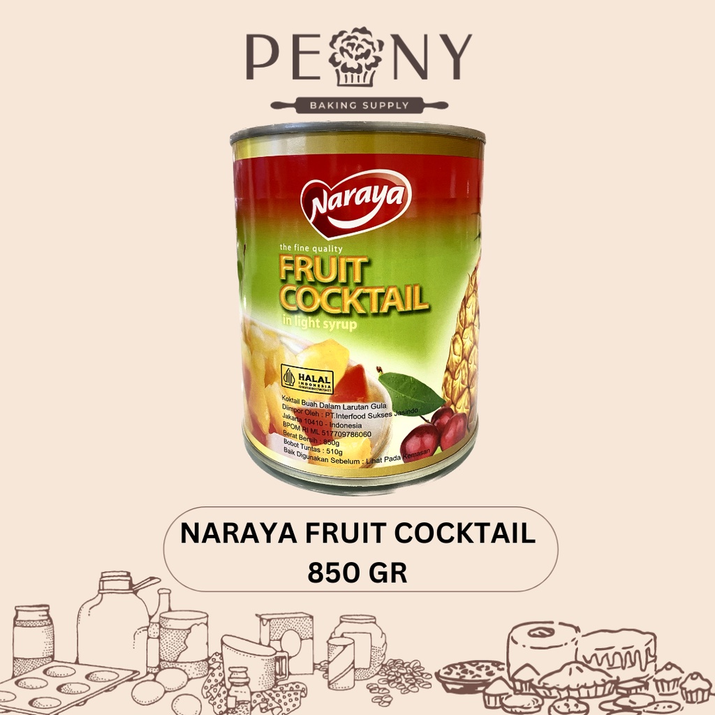 NARAYA FRUIT COCKTAIL 850GR| BUAH KALENG