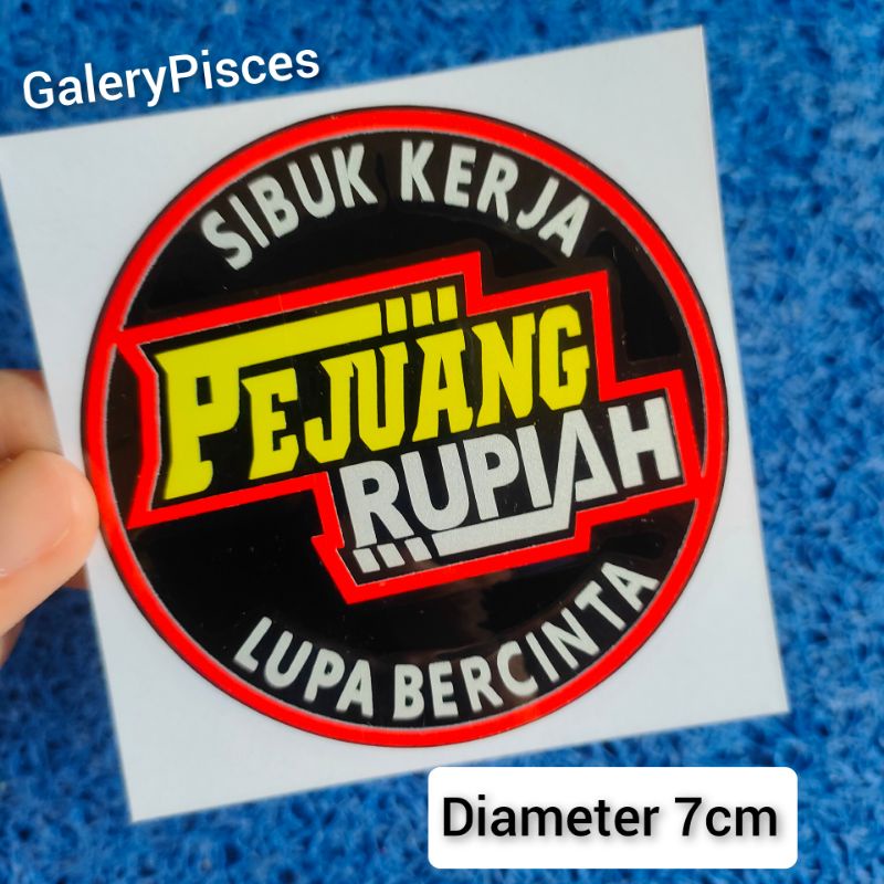 stiker motor cutting keren stiker kata kata pejuang rupiah