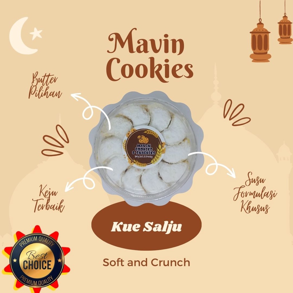 

(TERLARIS) KUE SALJU PREMIUM 250g-500g-600ml