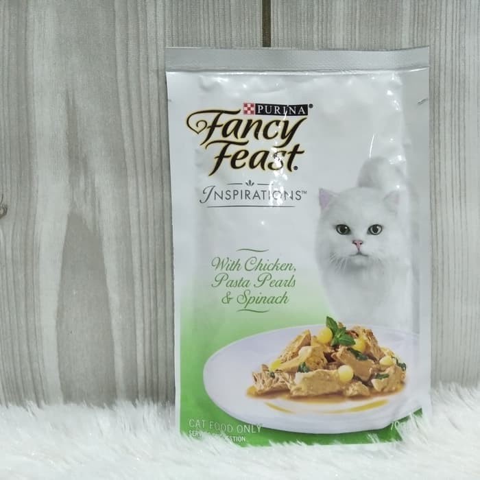 (6 pouch) Purina Fancy Feast Sachet Wet Cat Food 70g - With Chicken Pasta