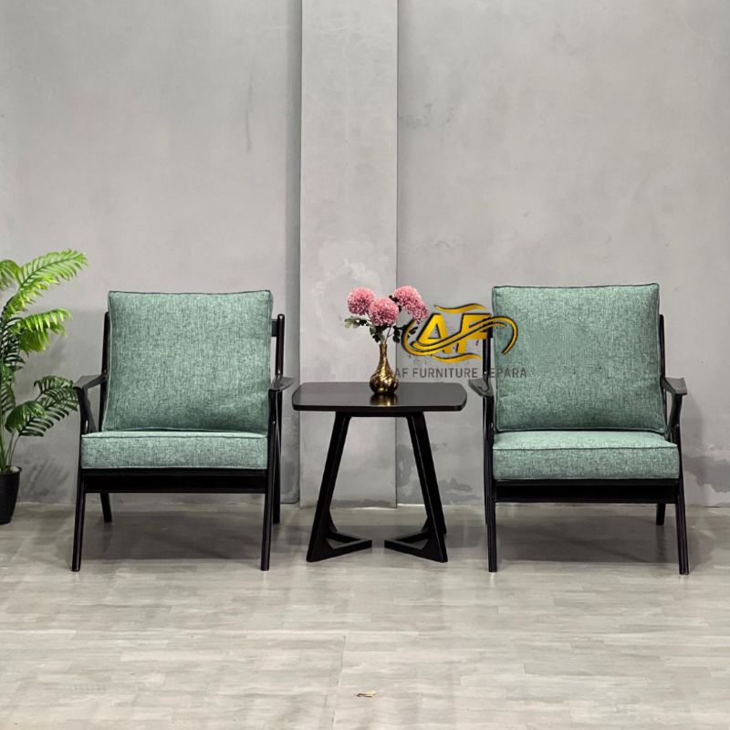 kursi santai minimalis moderen/kursi busa mewah, kursi kayu jati