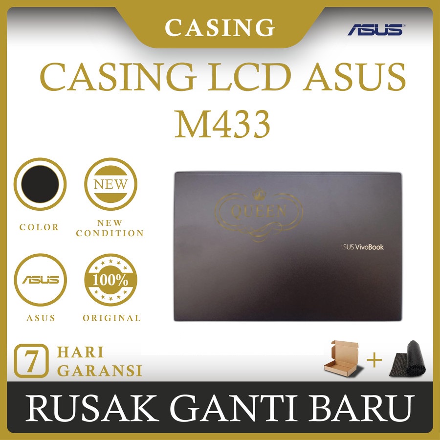 CASING COVER LCD LAPTOP ASUS M433 ORIGINAL