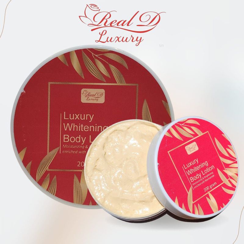 Real D Luxury whitening body lotion