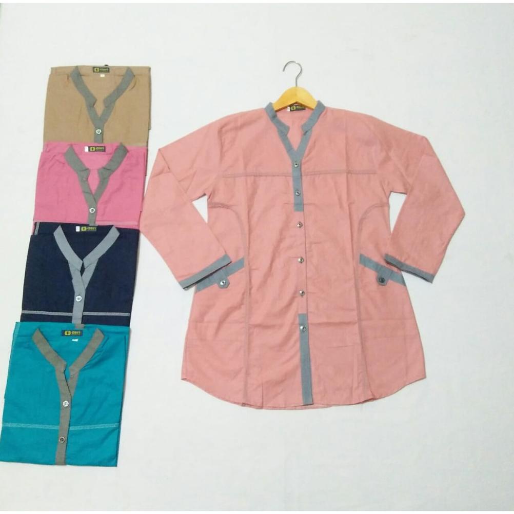 Atasan Santri Putri Atasan Santriwati Baju Santri Putri  Baju Santriwati Lengan Panjang Free Ongkir 