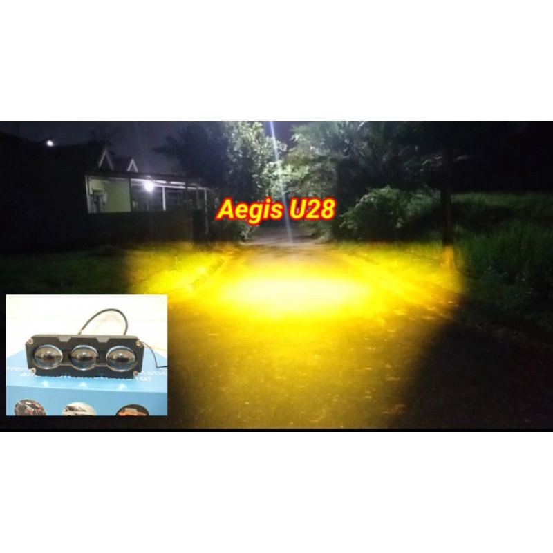 new arrival lampu sorot tembak cut off Aegis U28 devil eye motor dan mobil