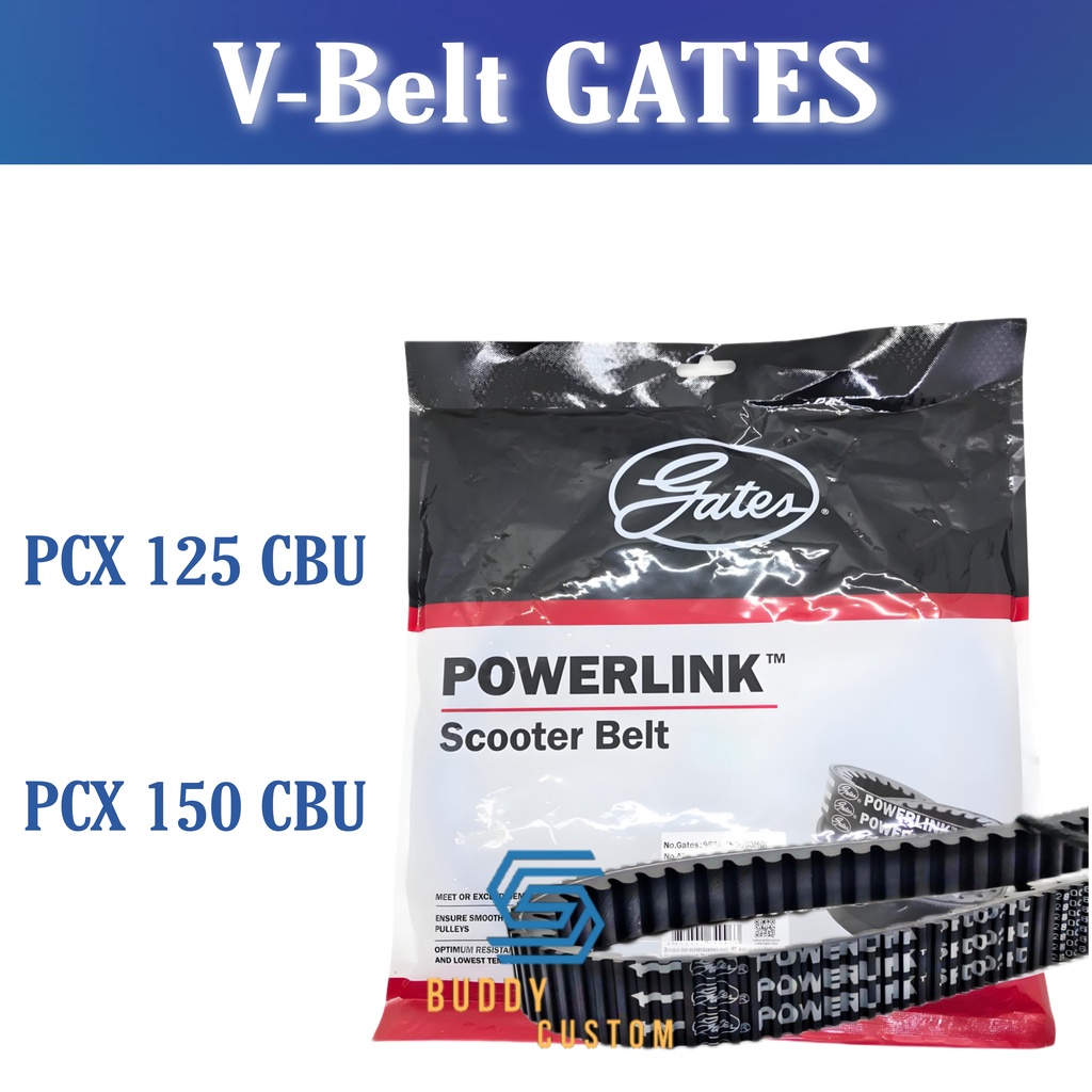 Vbelt Gates PCX 125/150 CBU - Vanbelt PCX 125/150 CBU- VanBelt PCX CBU