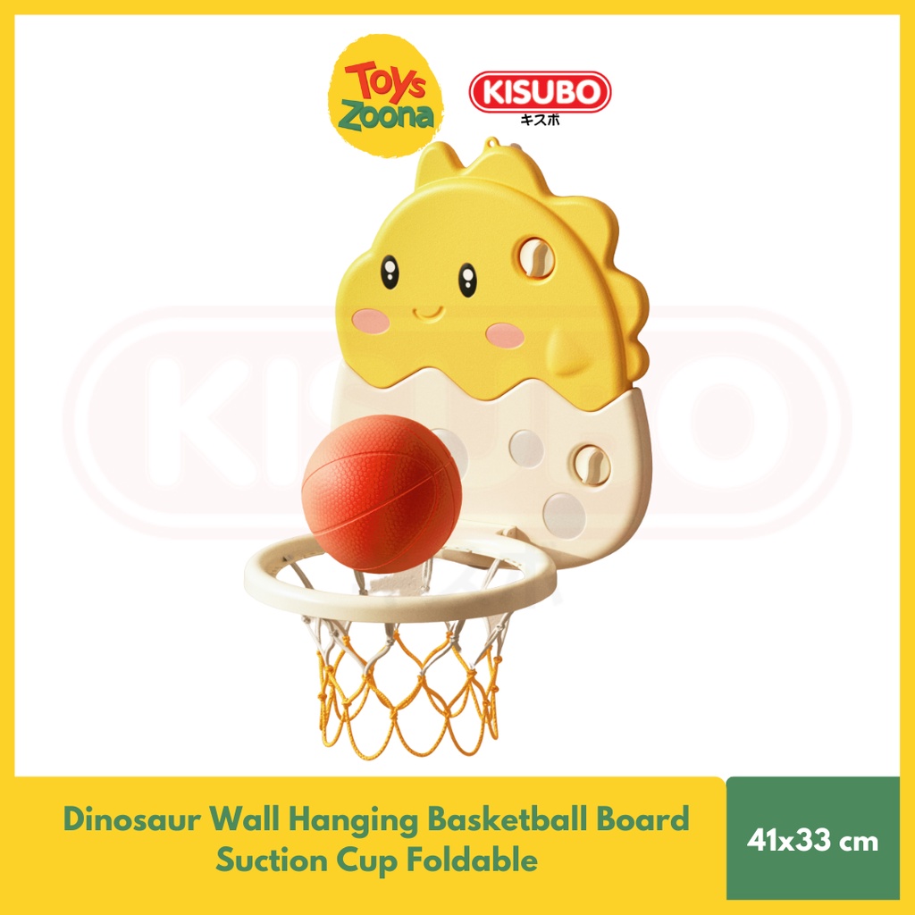 ToysZoona Dinosaur Wall Hanging Ring Basketball Board Foldable Suction Cup