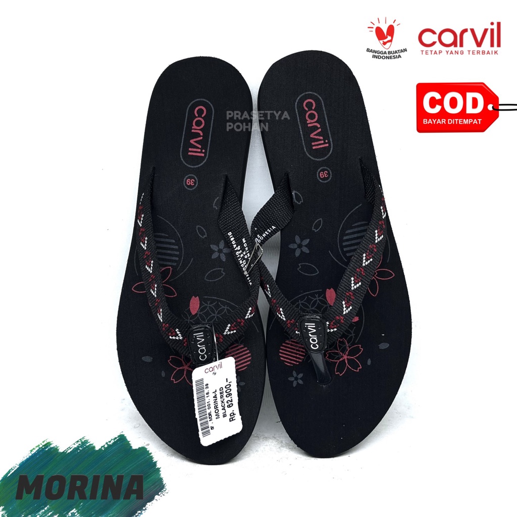 Sandal Wanita Carvil Original Anti Air - Sendal Carvil Wanita Original