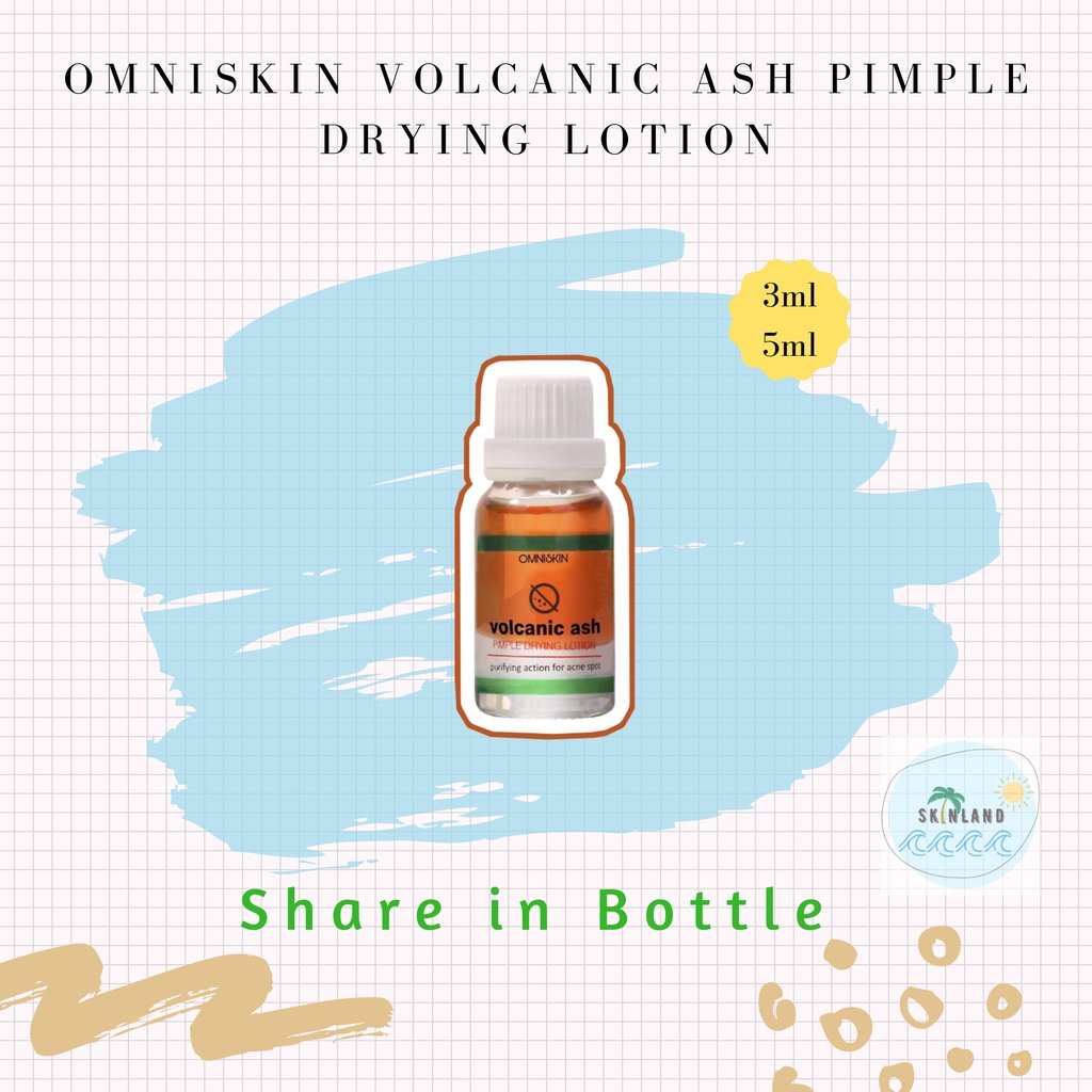 [SHARE IN JAR] OMNISKIN VOLCANIC ASH PIMPLE DRYING LOTION