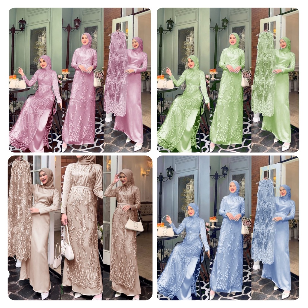 MAXY SET SAVANNAH 2IN1 FASHION PAKAIAN WANITA DRESS GAMIS MAXI KR