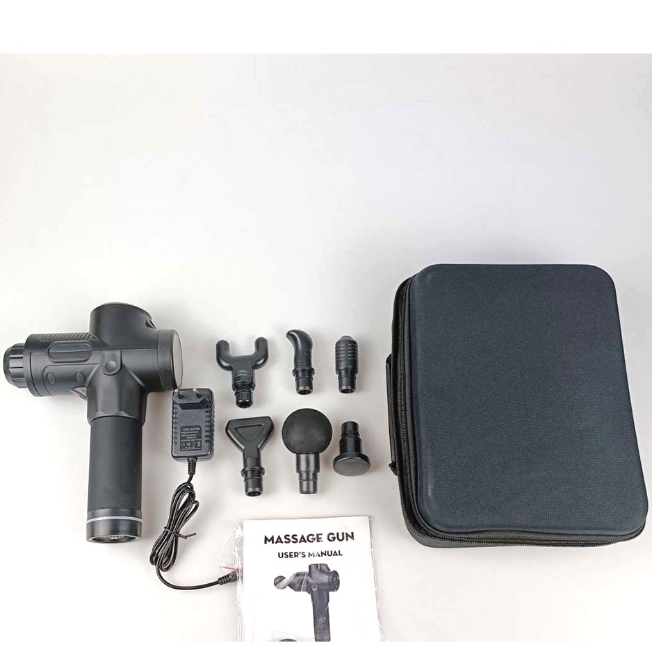 Alat Pijat Elektrik Pundak Punggung Tangan Massage Gun - ZC53000 - Black