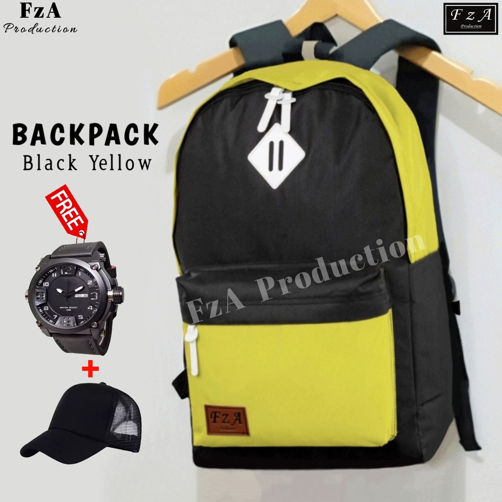 FzA Official - Tas Ransel Distro Original Casual pria Wanita / Tas Ransel Laptop / Backpack Sekolah Kuliah Distro Original Tas Punggung Laptop - BYQT